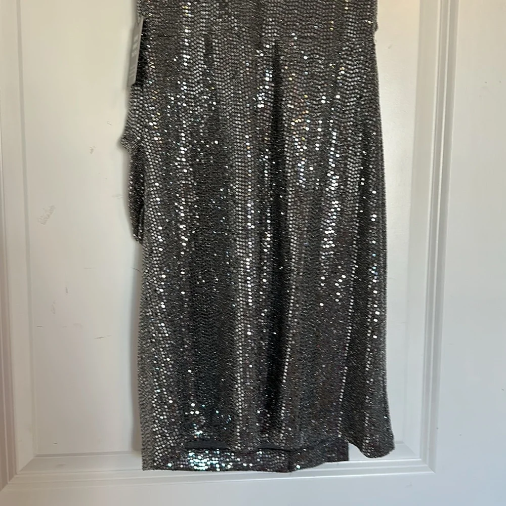 Express Women’s Silver Sparkle Dress - Size XS